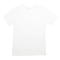Mens White Plain Cotton T-Shirt S Short Sleeve V-Neck Basic Casual Top