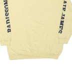 Mens Cream Sweatshirt Date James Radisson M Crew Neck Cotton Blend Casual