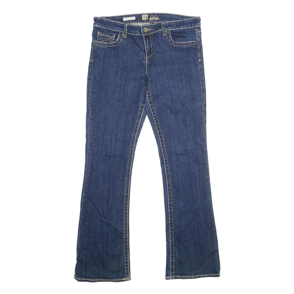 KUT Womens Jeans Blue Regular Bootcut Denim Medium W32 L32 Stylish Casual Fit