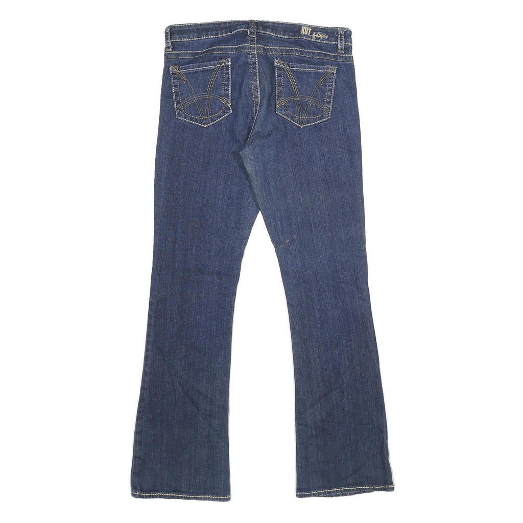 KUT Womens Jeans Blue Regular Bootcut Denim Medium W32 L32 Stylish Casual Fit
