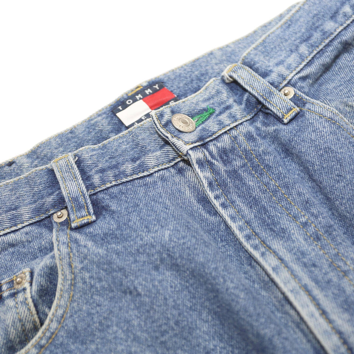TOMMY JEANS Mens Loose Blue Denim Medium W31 L32 Casual Comfortable Classic