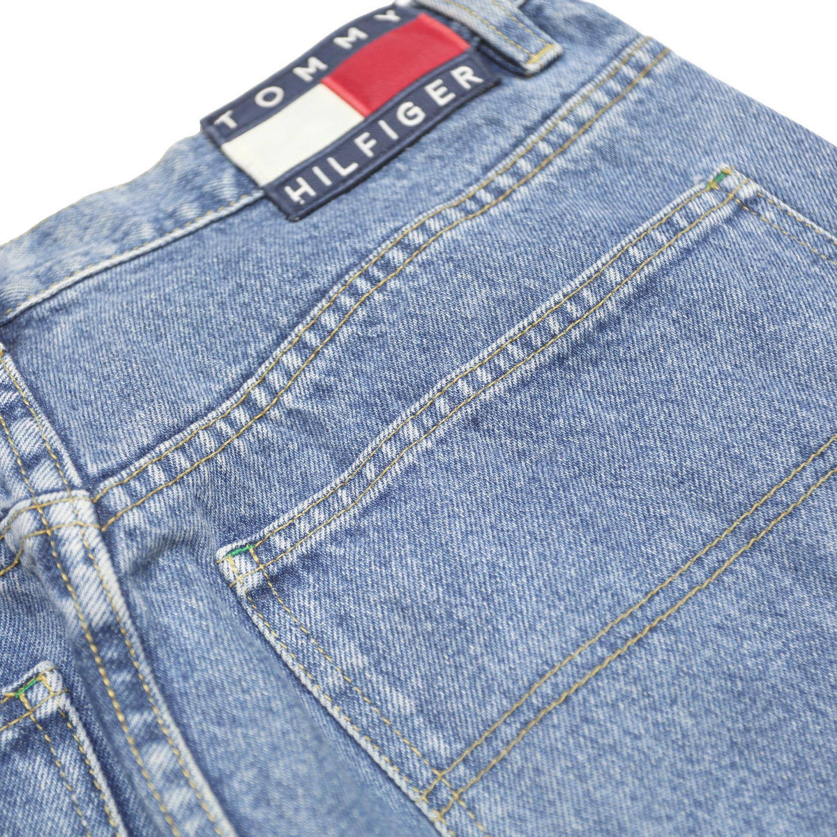TOMMY JEANS Mens Loose Blue Denim Medium W31 L32 Casual Comfortable Classic