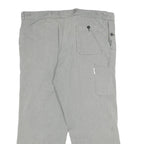 MARSUM Mens Cotton Grey Regular Fit Straight Leg Trousers W40 L30 Comfortable