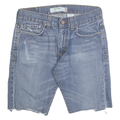 LEVI'S Mens Denim Blue Skinny Cut-Off Shorts M W33 Casual Summer Wear