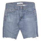 LEVI'S Mens Denim Blue Skinny Cut-Off Shorts M W33 Casual Summer Wear