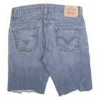 LEVI'S Mens Denim Blue Skinny Cut-Off Shorts M W33 Casual Summer Wear