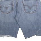LEVI'S Mens Denim Blue Skinny Cut-Off Shorts M W33 Casual Summer Wear