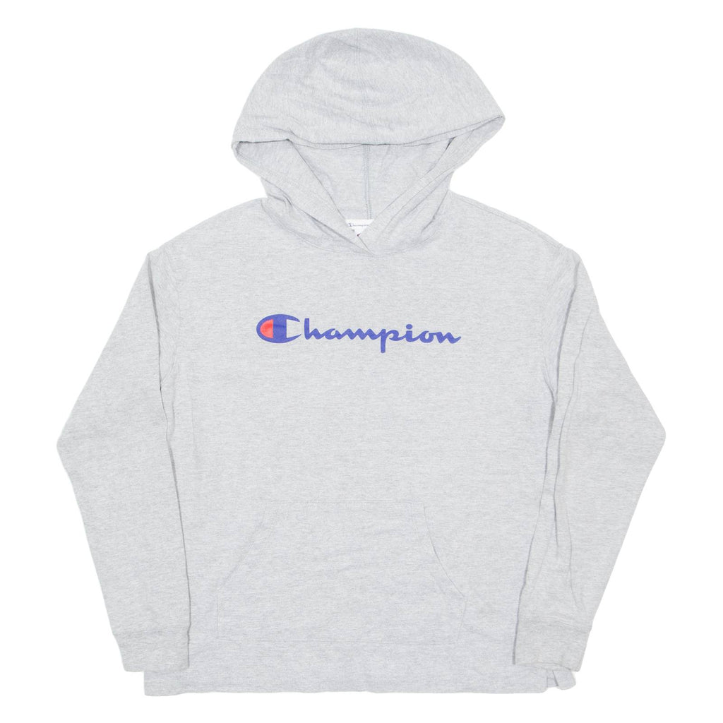 CHAMPION Mens Grey Hoodie M