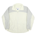 COLUMBIA Womens Cream & Grey Nylon Zip Jacket L Outdoor Activewear