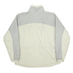 COLUMBIA Womens Cream & Grey Nylon Zip Jacket L Outdoor Activewear