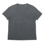 POLO RALPH LAUREN Womens Grey V-Neck T-Shirt S Cotton Blend Classic Fit