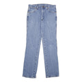 WRANGLER Mens Jeans Blue Regular Straight Denim Medium W31 L32 Classic Fit Zip