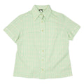 ALICE KAYE Womens Shirt Green Crazy Pattern M