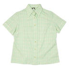ALICE KAYE Womens Shirt Green Crazy Pattern M