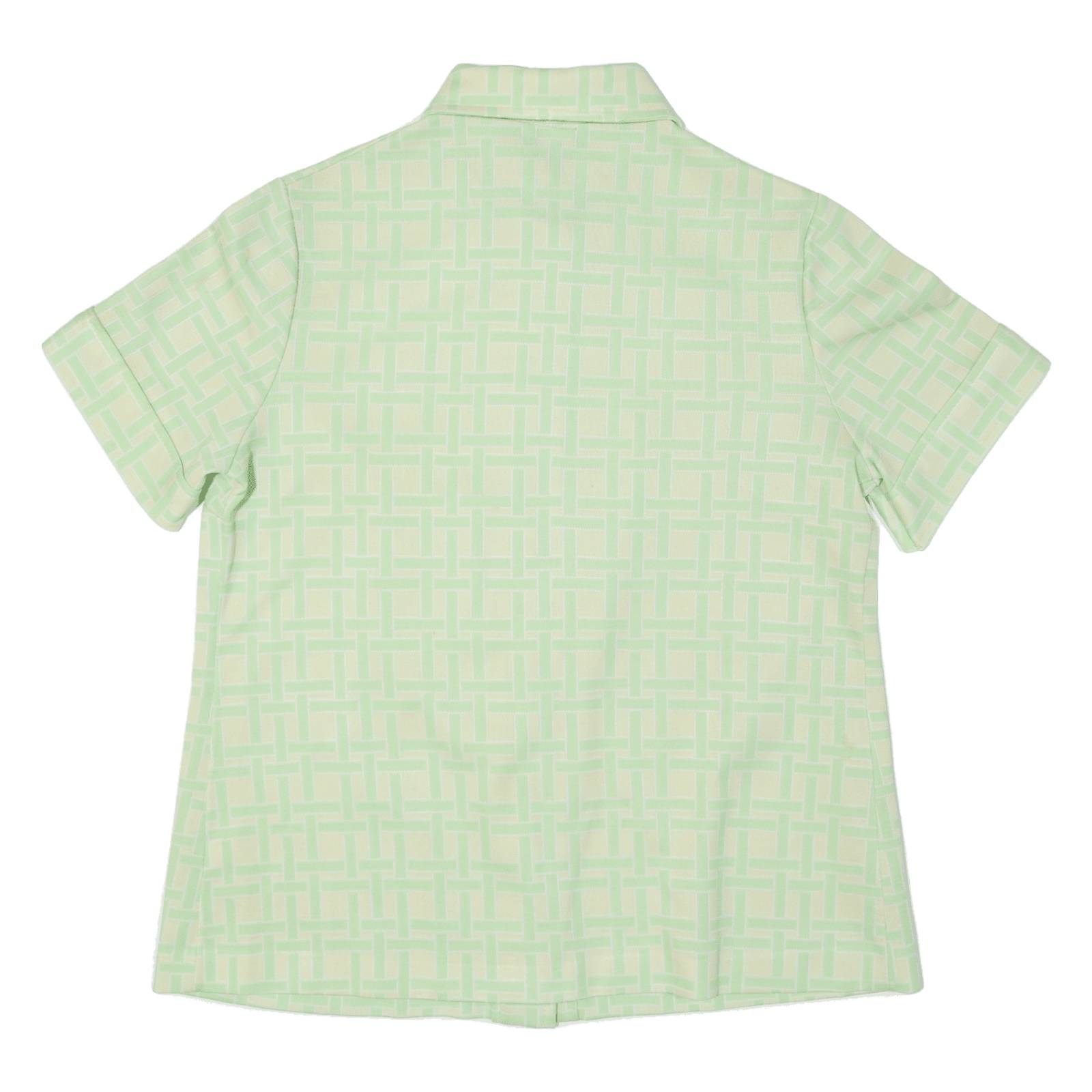 ALICE KAYE Womens Shirt Green Crazy Pattern M