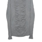 UNITED STATES SWEATERS Womens Grey Plain Pullover Roll Neck Basic Knit XS Soft