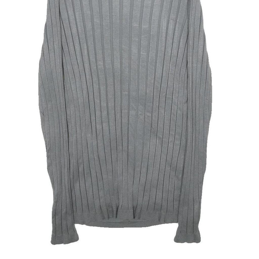 UNITED STATES SWEATERS Womens Grey Plain Pullover Roll Neck Basic Knit XS Soft