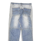 GREAT VARIETY 21 Mens Jeans Blue Regular Straight Denim Light W34 L32 Functional