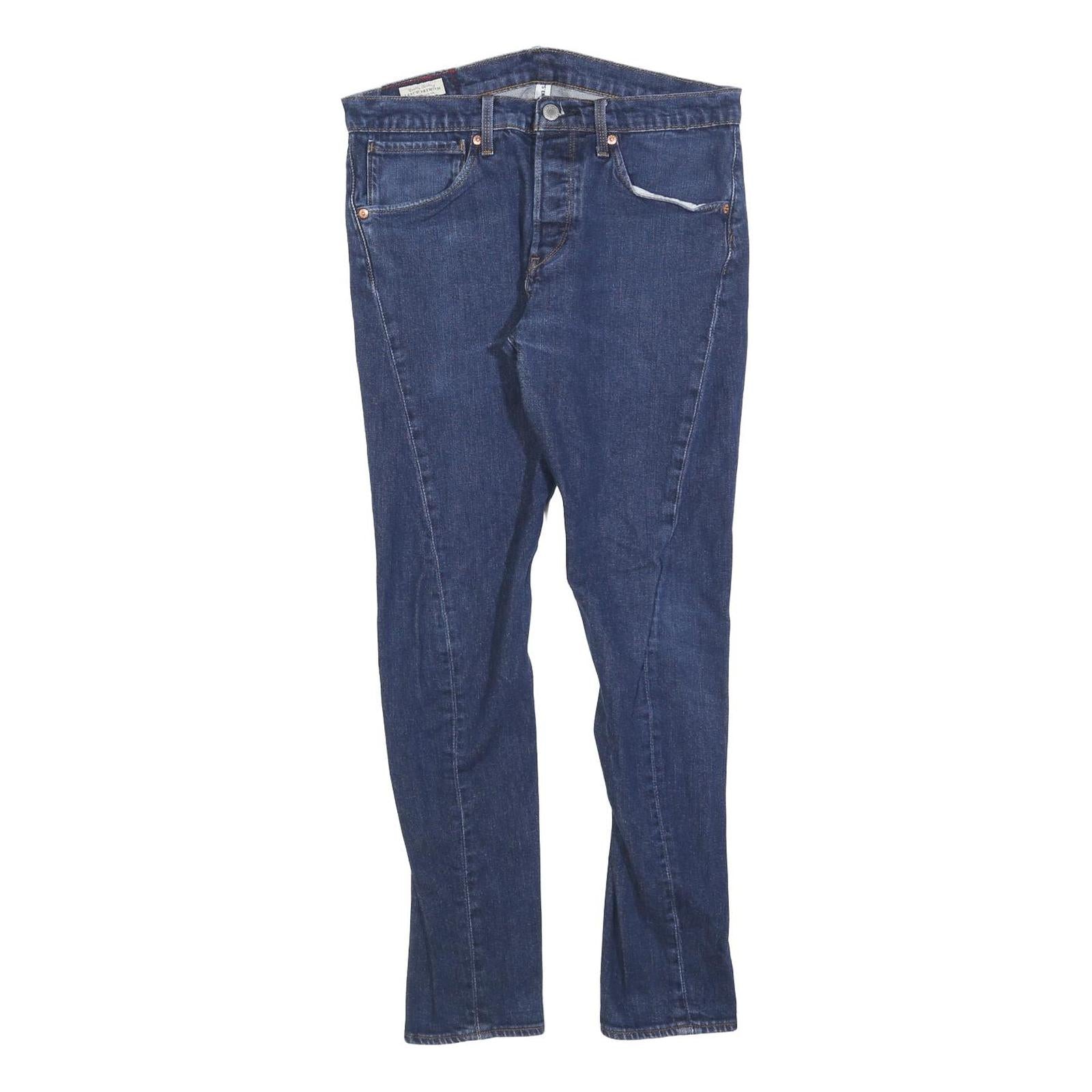 LEVI'S LEJ 512 Mens Jeans Blue Slim Skinny Denim Raw W31 L27 Classic Stylish