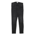 MANGO Womens Jeans Black Slim Skinny Denim Medium W29 L29 Stretch Cotton Blend