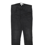 MANGO Womens Jeans Black Slim Skinny Denim Medium W29 L29 Stretch Cotton Blend