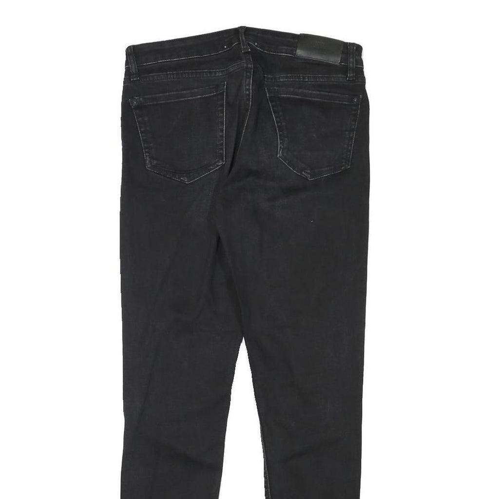 MANGO Womens Jeans Black Slim Skinny Denim Medium W29 L29 Stretch Cotton Blend