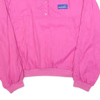 MATINBLEU Womens Pink & Blue Collared M Sweatshirt Vintage Retro Pullover