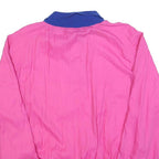 MATINBLEU Womens Pink & Blue Collared M Sweatshirt Vintage Retro Pullover