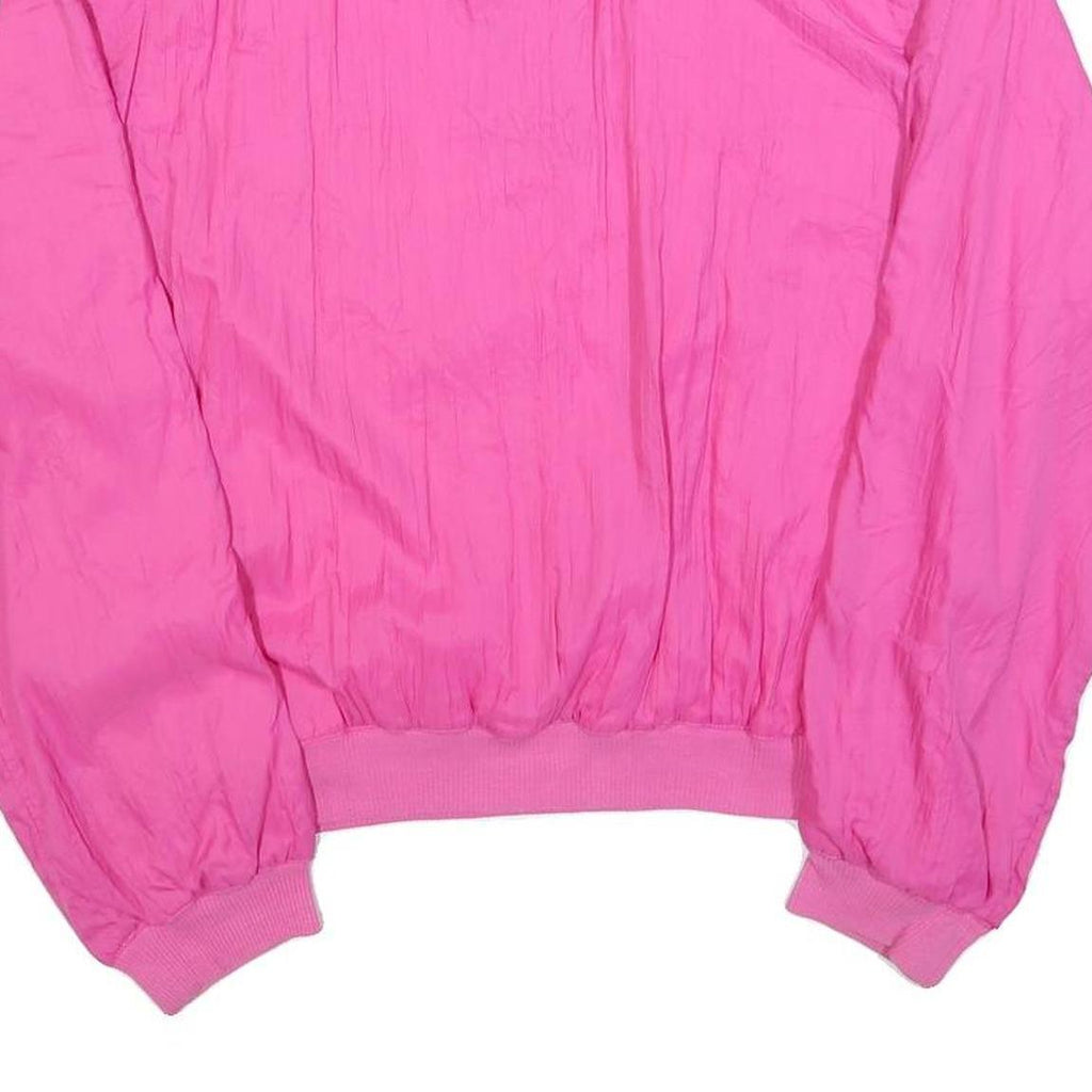 MATINBLEU Womens Pink & Blue Collared M Sweatshirt Vintage Retro Pullover