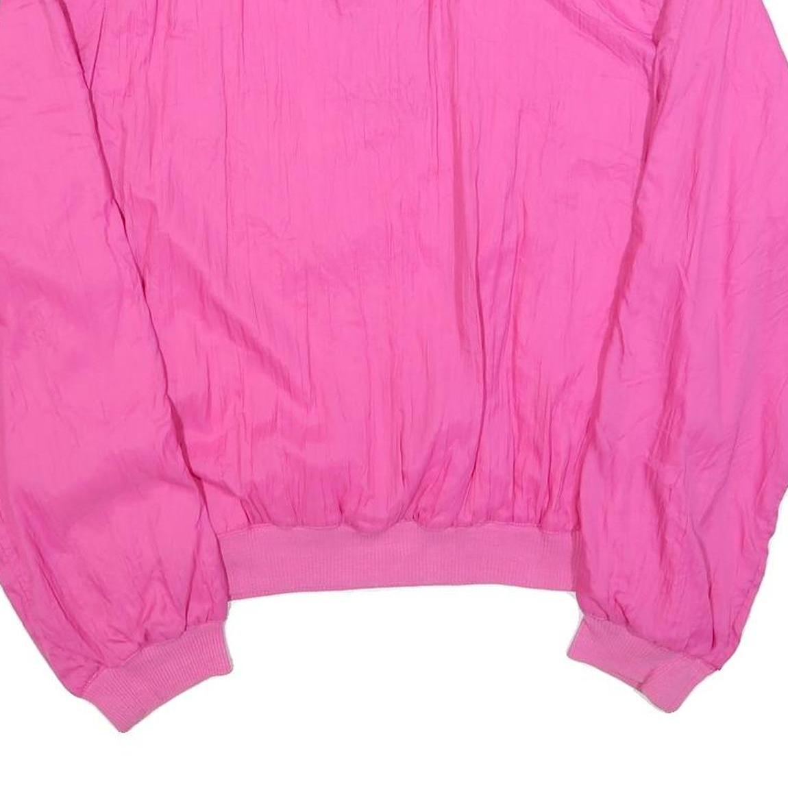 MATINBLEU Womens Pink & Blue Collared M Sweatshirt Vintage Retro Pullover