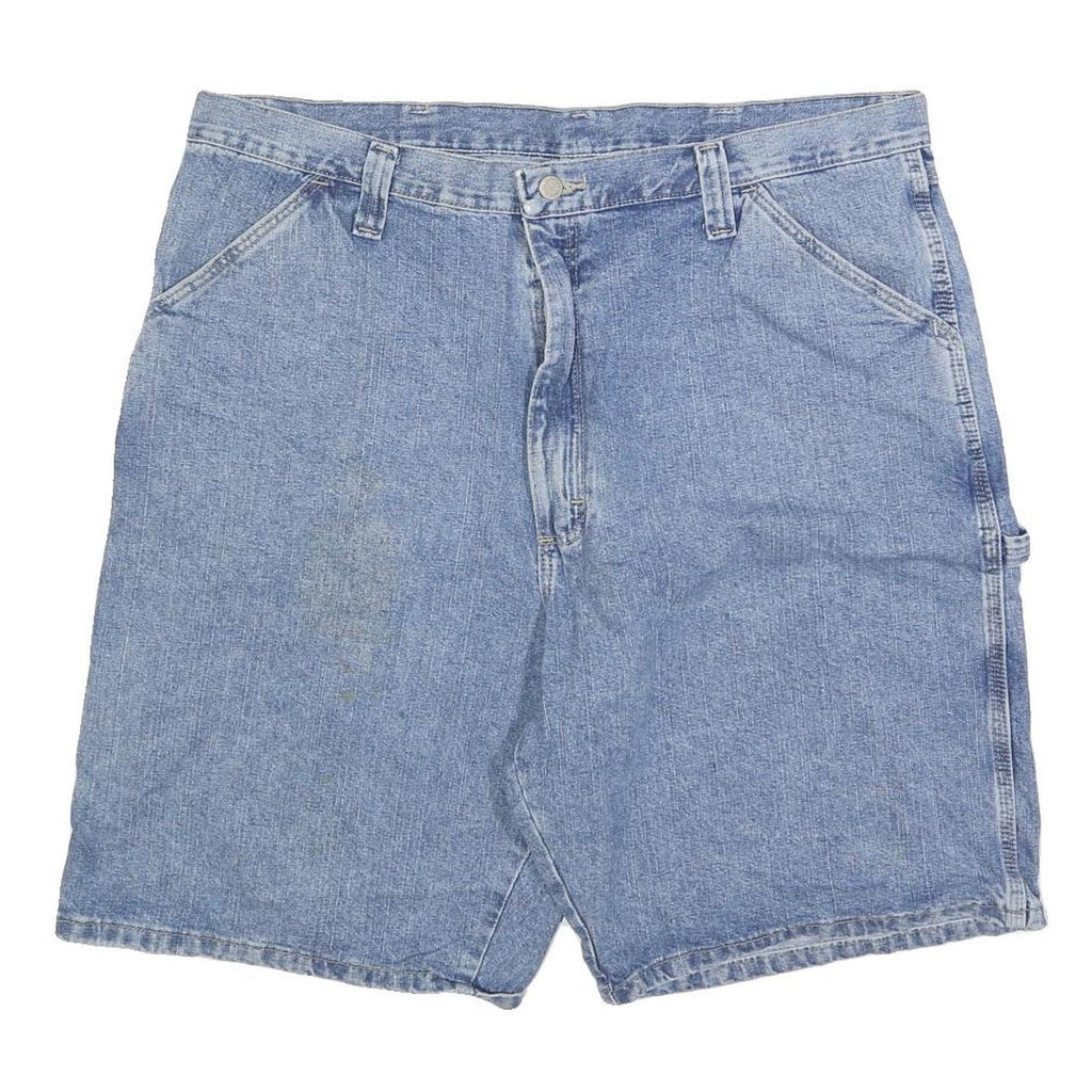WRANGLER Mens Cotton Blend Blue Casual XL W38 Shorts Carpenter Workwear