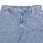 WRANGLER Mens Cotton Blend Blue Casual XL W38 Shorts Carpenter Workwear