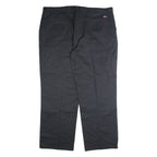 DICKIES Workwear Mens Trousers Black Regular Straight W44 L32