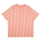 PUMA Striped Womens T-Shirt Pink XL