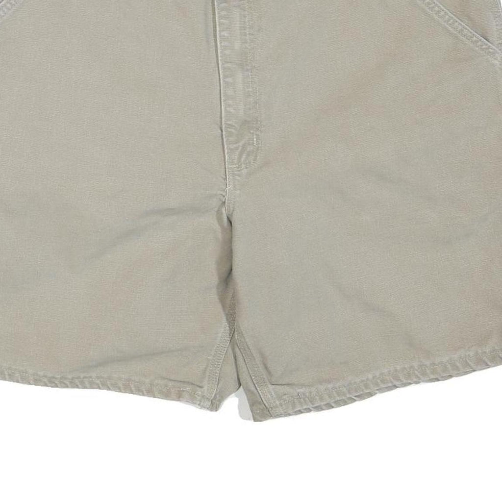CARHARTT Mens Shorts Beige Casual XL W38 Workwear Durable Polyester Blend