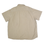 CARHARTT Mens Beige Cotton Blend Workwear Shirt 3XL Button Pocket Casual