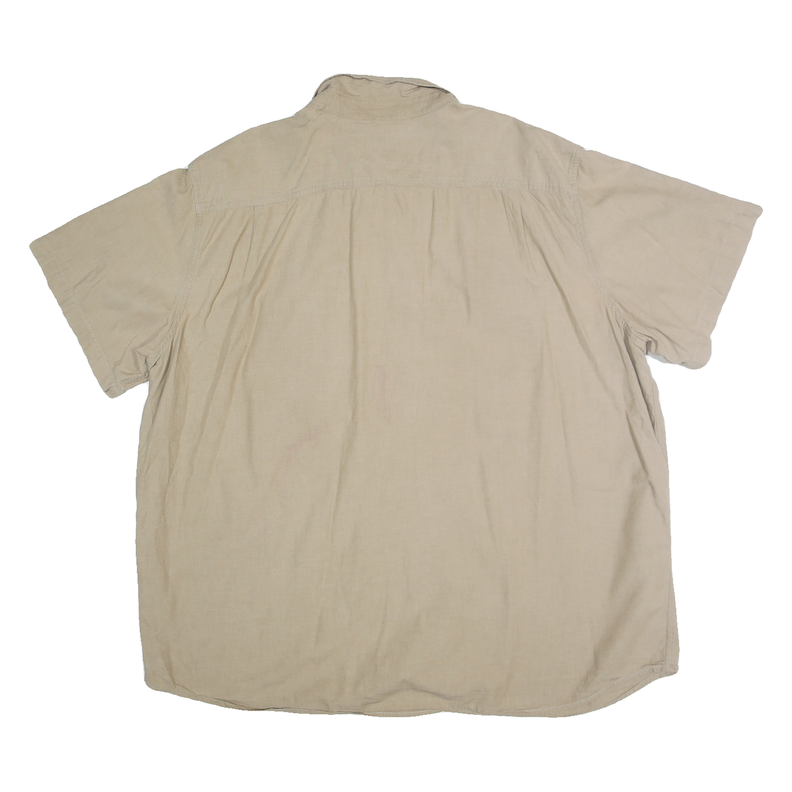 CARHARTT Mens Beige Cotton Blend Workwear Shirt 3XL Button Pocket Casual