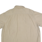 CARHARTT Mens Beige Cotton Blend Workwear Shirt 3XL Button Pocket Casual