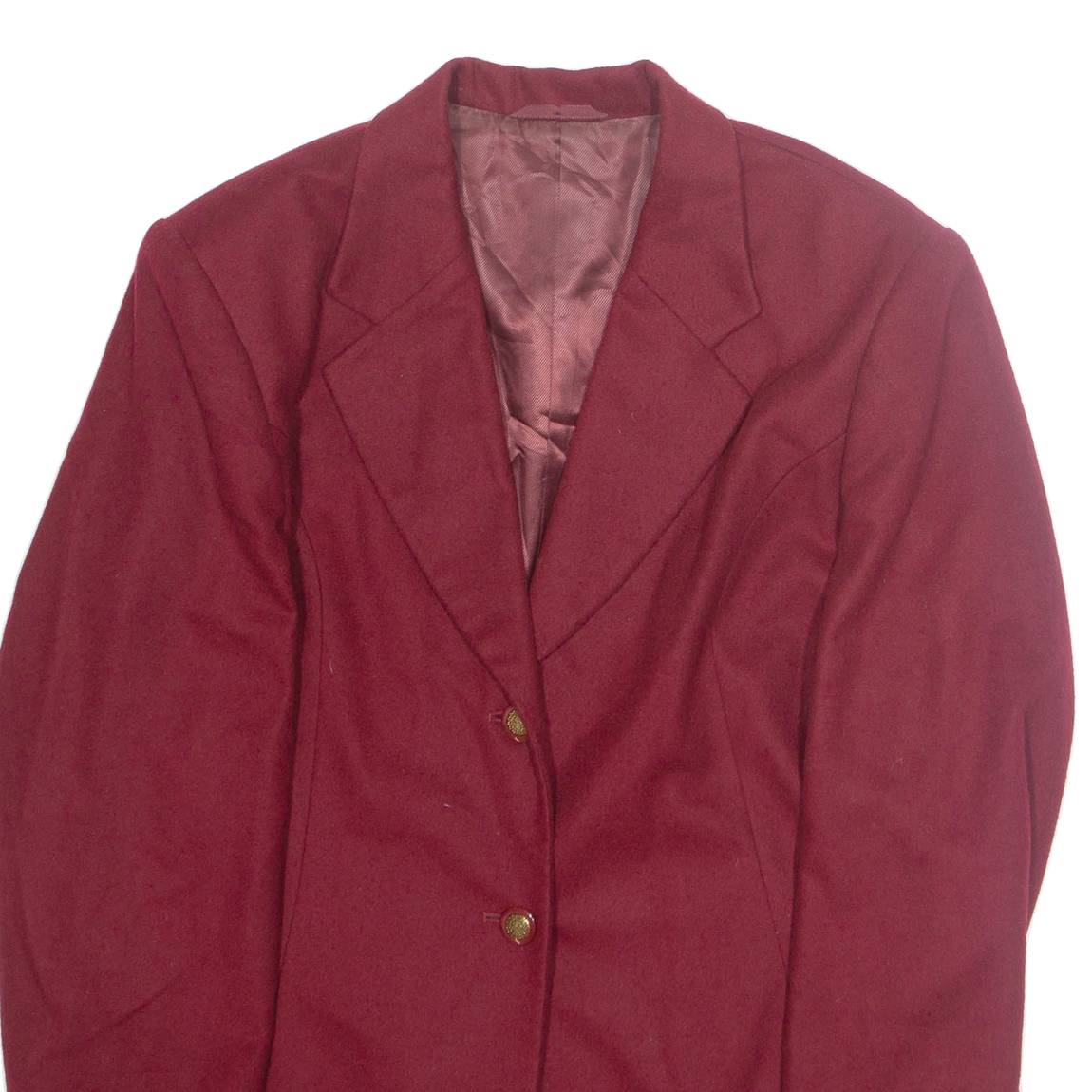BETTY BARCLAY Womens Blazer Jacket Red Wool M