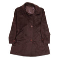 Womens Overcoat Jacket Purple Wool M