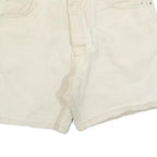 WRANGLER Womens Shorts Cream Casual Plain L W36 Cotton Blend Relaxed Fit