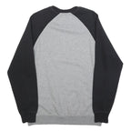 VANS Mens Grey & Black Sweatshirt Crew Neck M Cotton Blend Casual Pullover