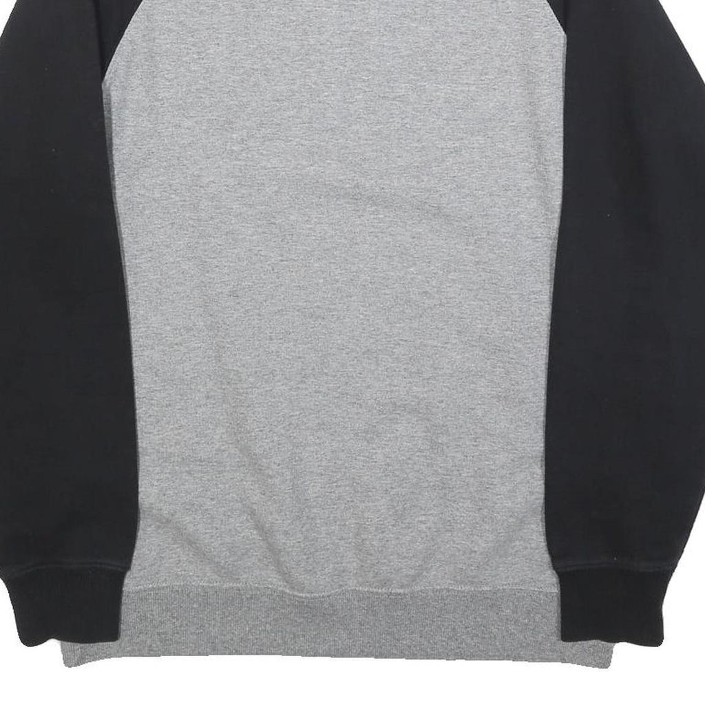 VANS Mens Grey & Black Sweatshirt Crew Neck M Cotton Blend Casual Pullover