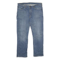 LEVI'S 514 CLASSIC Mens Jeans Blue Regular Straight Denim Medium W38 L30 Zip
