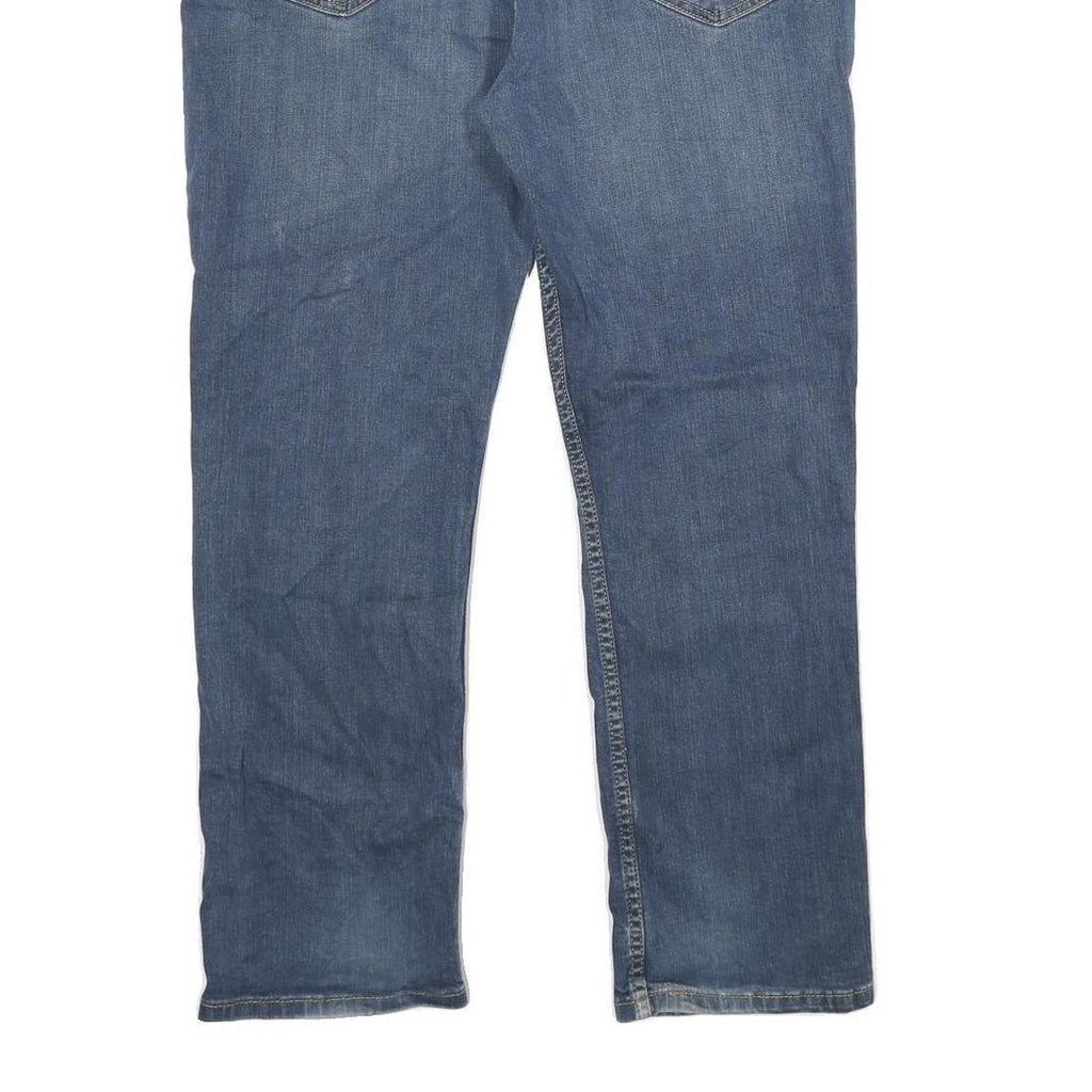 LEVI'S 514 CLASSIC Mens Jeans Blue Regular Straight Denim Medium W38 L30 Zip