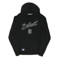 MLB Mens Black Detroit Hoodie L Cotton Blend Pullover Sports Sweater