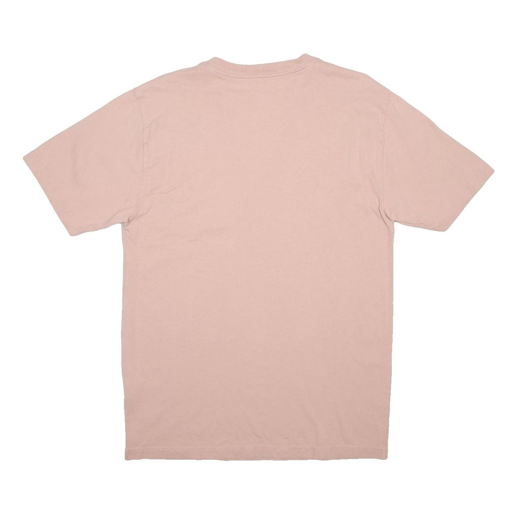 CARHARTT Mens Pink Pocket T-Shirt S Short Sleeve Crew Neck Cotton Casual