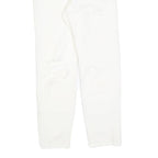 LEVI'S Womens White Regular Fit Straight Denim Jeans W26 L28 Classic Button