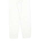 LEVI'S Womens White Regular Fit Straight Denim Jeans W26 L28 Classic Button
