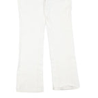 LEI Womens White Regular Bootcut Denim Jeans Cotton Blend Light W32 L30